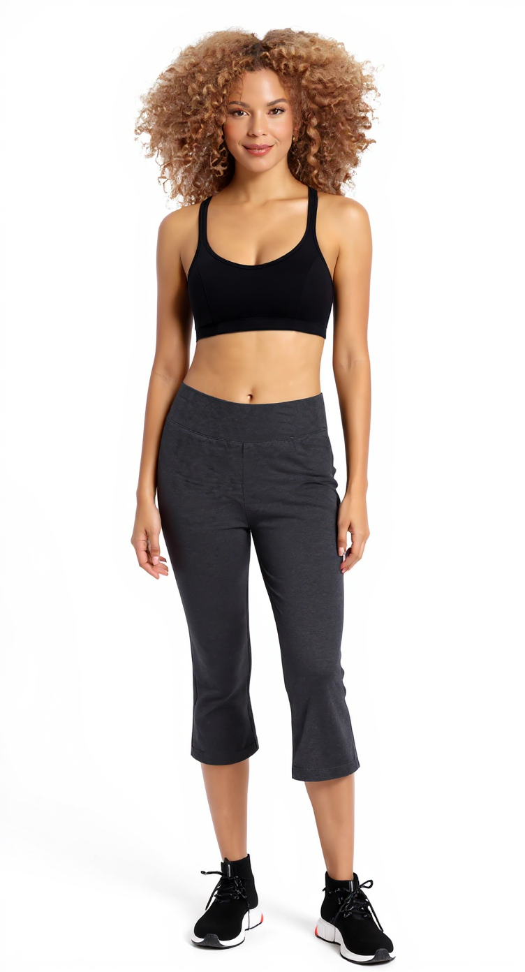 High-Waist Leggings in Rosecoral — The Curvy Fit Club style look